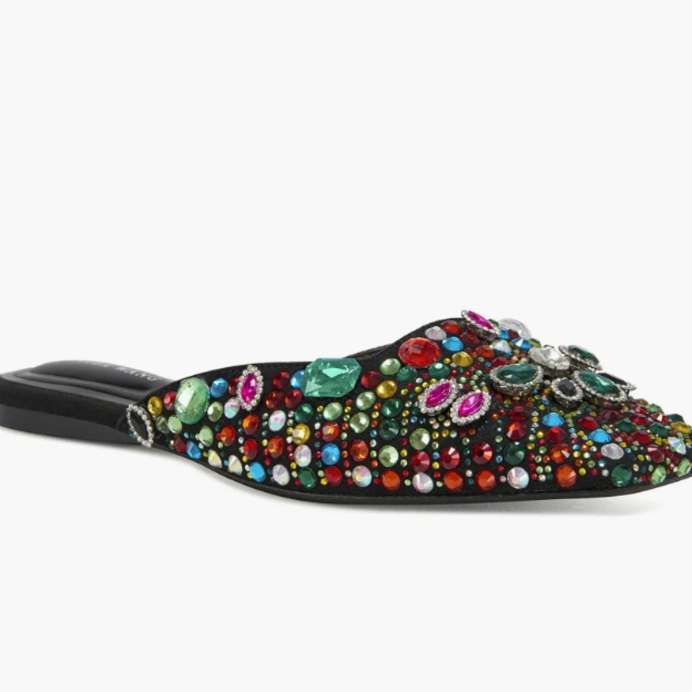 Beautiful Rhinestone Azalea Mules!! - Picture 2 of 3